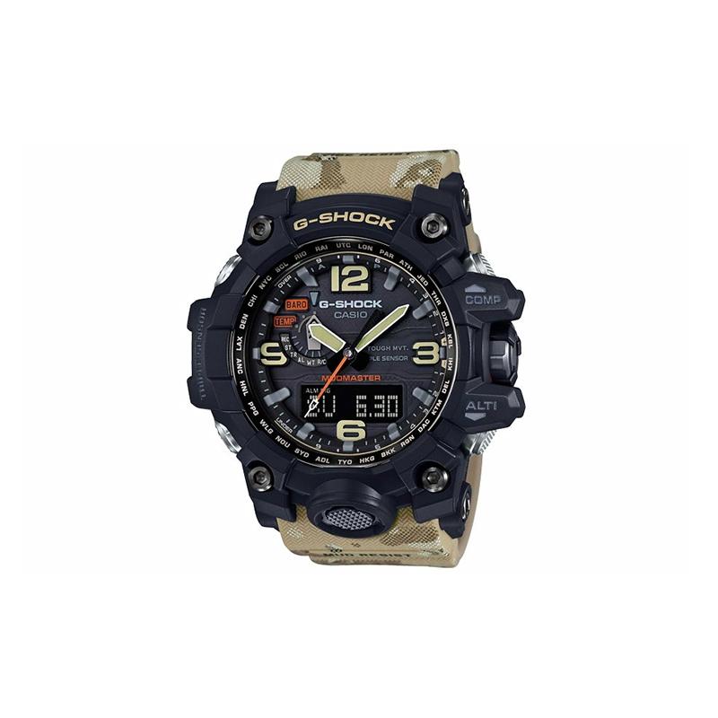 Casio 200m Waterproof Ins Quartz Movement Resin Strap Japanese and Korean Watch Men's Watch Black Dial GWG-1000DC-1A5DR