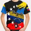 Children's Clothing Boys Tshirt Short Sleeve 3D Flag Print Kids Summer Clothes Casual Stylish Round Neck Boy Girl Clothes Tops