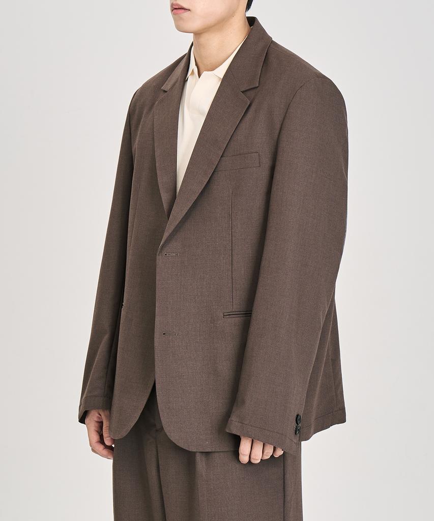 Prairie Airflow Loose Fit Blazer (Brown)