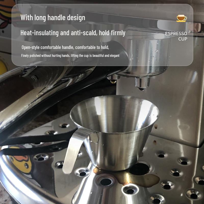 Stainless Steel 100ml Espresso Measuring Cup with Scale