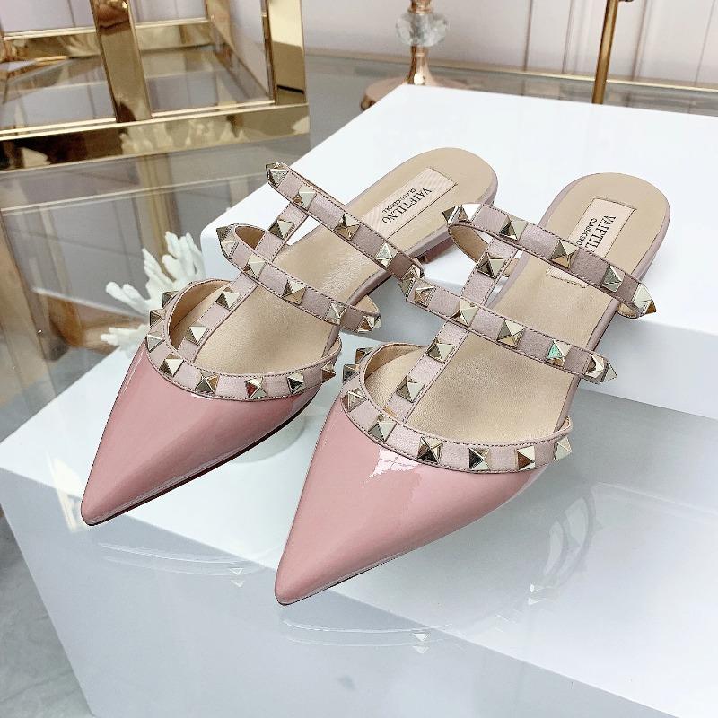 Soleist Women's Sandals Summer Luxury Shoes Woman Trend Ankle Strap Rivets Flat Shoes Brand Design Slippers Ladies Shoes Women