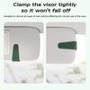 Sotfamily Sunglass Holder For Car Visor, Suede Cloth Magnetic Sunglass Organizer For Car Accessories, 2 Packs, Grass Green