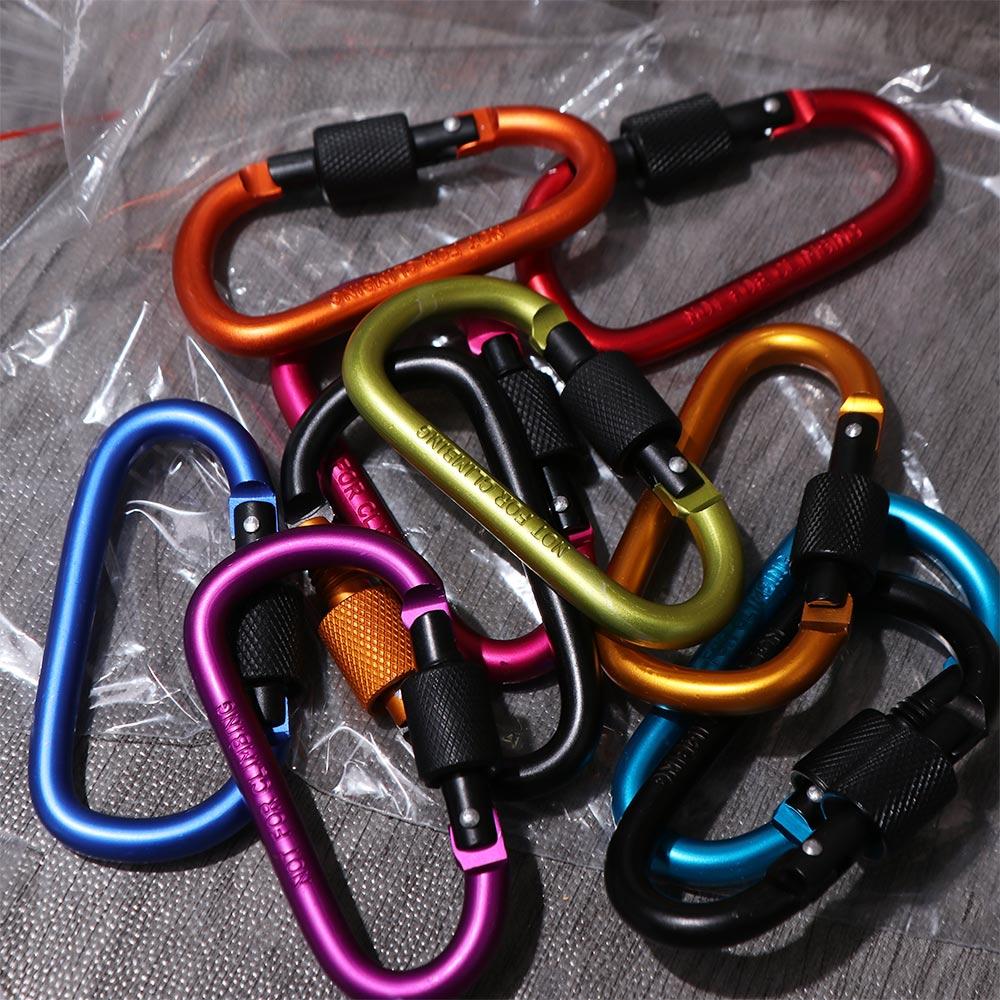 Carabiner Rope Buckle Carabiner Fishing Carbin Buckle Tourist Hooks Carabiner Clip Water Cup Buckle