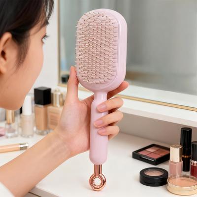 Retractable Hairbrush Scalp Massage Comb Bristle Nylon Women Magic Curly Hair Brush Salon Hairdressing Styling Tools Wholesale