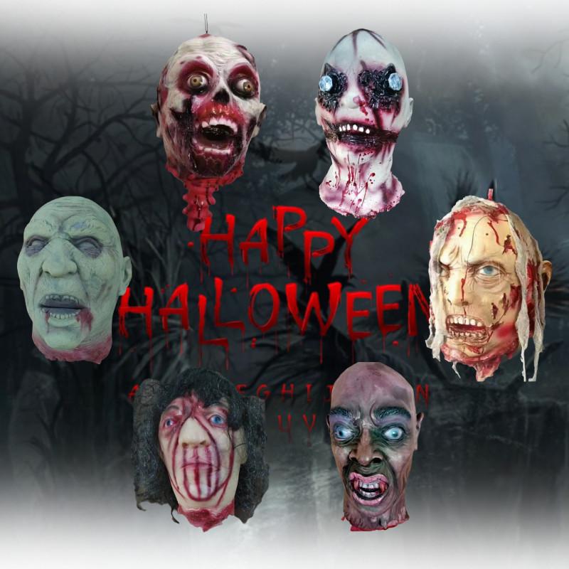 Headless Zombie Halloween Skull Ornament Prop Horror Party Decor Haunted House