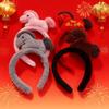 Mascot Horse Hairband Horse Doll Plush Horse Headband Cute New Year Headband  Party Decoration