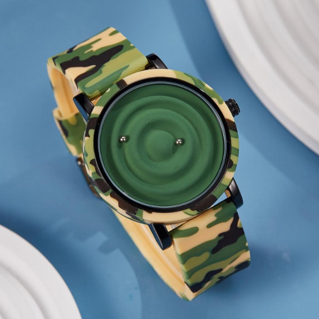 Orologio da Polso in Silicone alla Moda per Uomo e Donna Nuovo Concetto Personalità Tendenza Creativa Orologio con Sfera Galleggiante