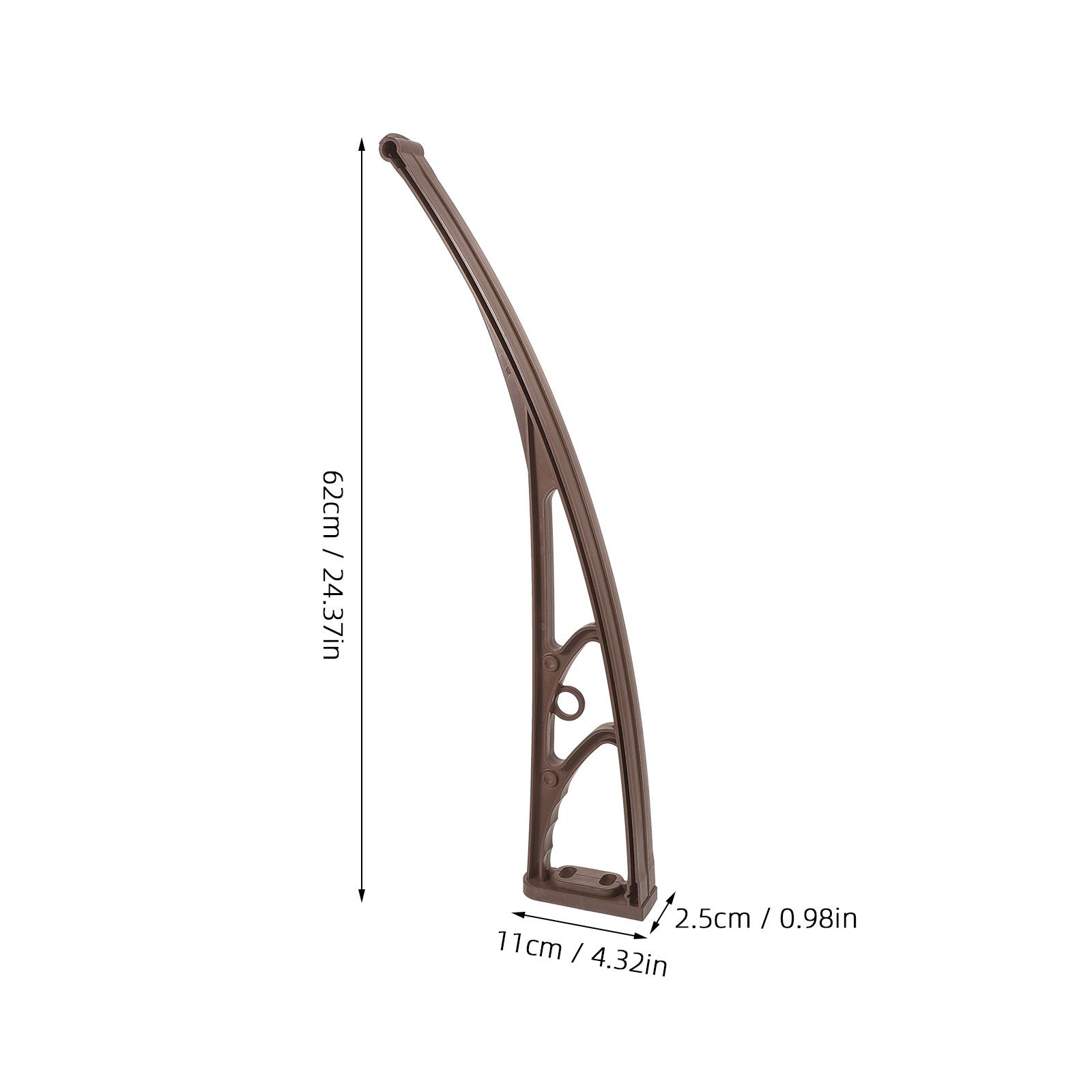 Stable Awning Canopy Bracket Window Awning Bracket Front Door Patio Canopy Bracket Replacement For Garden Balcony Door Entrance кофейный