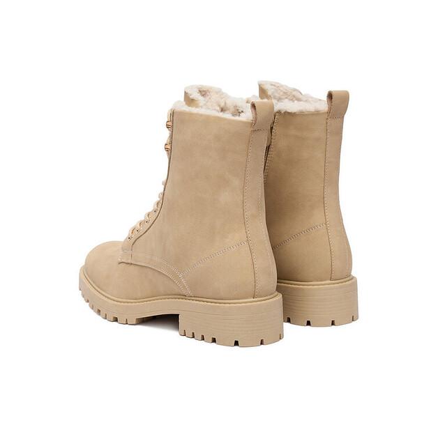 DeeZee HX24016-1 Beige Ankle Boots