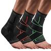 1 Pcs Ankle Support Brace, Ankle Compression Sleeves With Adjustable Wraps, Elastic Foot Braces Stabilizer For Plantar Fasciitis