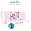 Mew Mouse Pad, Large Gaming Desk Mat, Non-slip XXL Mousepad for Laptop & Tablet, Mini PC Playmat with Stitched Edges