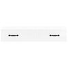 Wall Mounted Side Table High Gloss White 87.5 x 34.5 x 17 cm