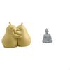 Hugging Pear Book Stand Ceramic Bookend Fine Workmanship Bookshelf Ornament Monkey Buddha Statue