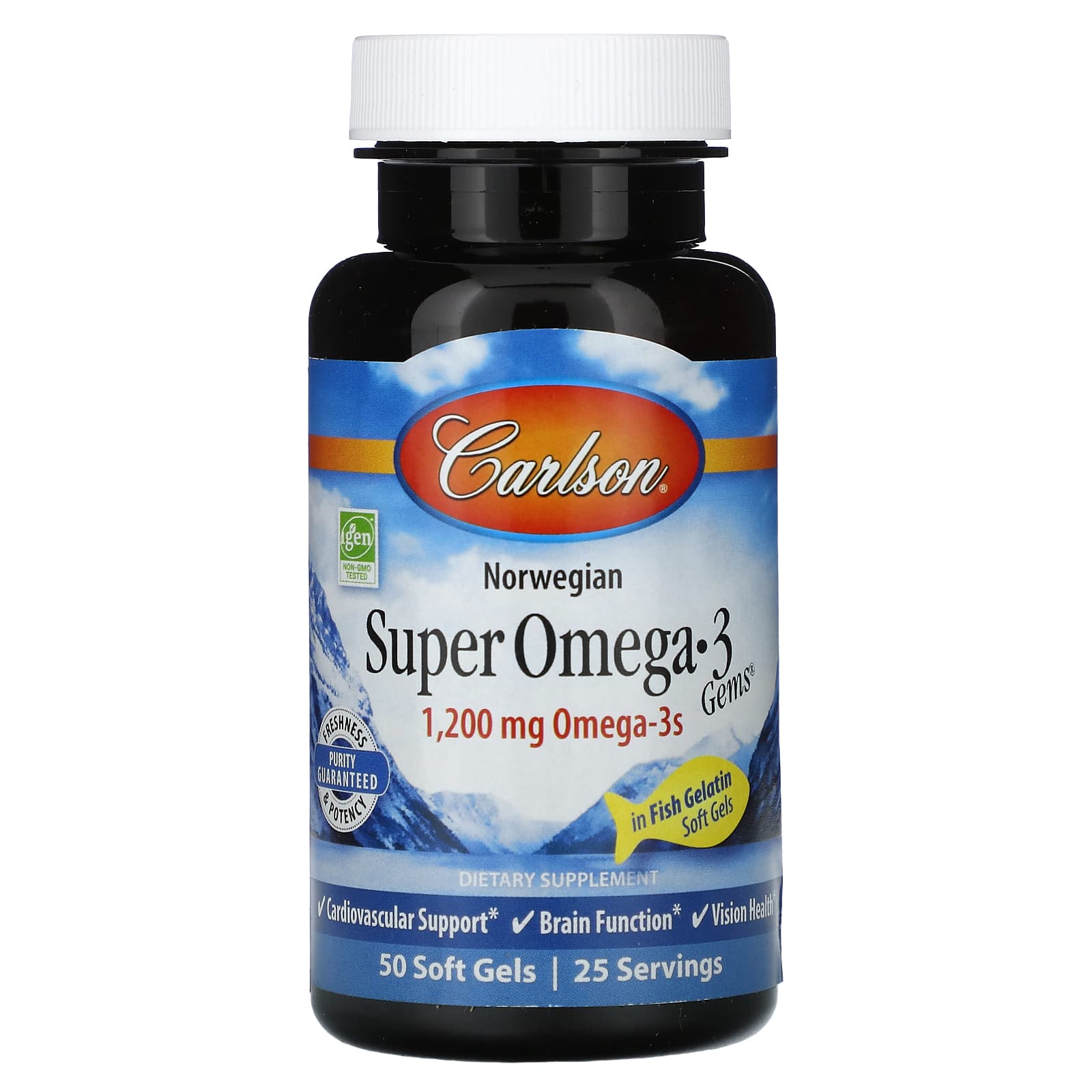 

Super Omega 3 Gems, 50 Softgels