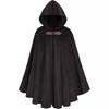 Medieval Deer Suede Velvet Cloak - Retro Warrior Cosplay Cape for Halloween