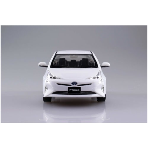 AOSHIMA 1/32 The Snap Kit Series Toyota Prius Super White 2 Color-coded Plastic Model 02-A