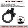 JDM Track Racing Tow Hook Trailer For 2013-2022 Subaru WRX STI BRZ Impreza Black