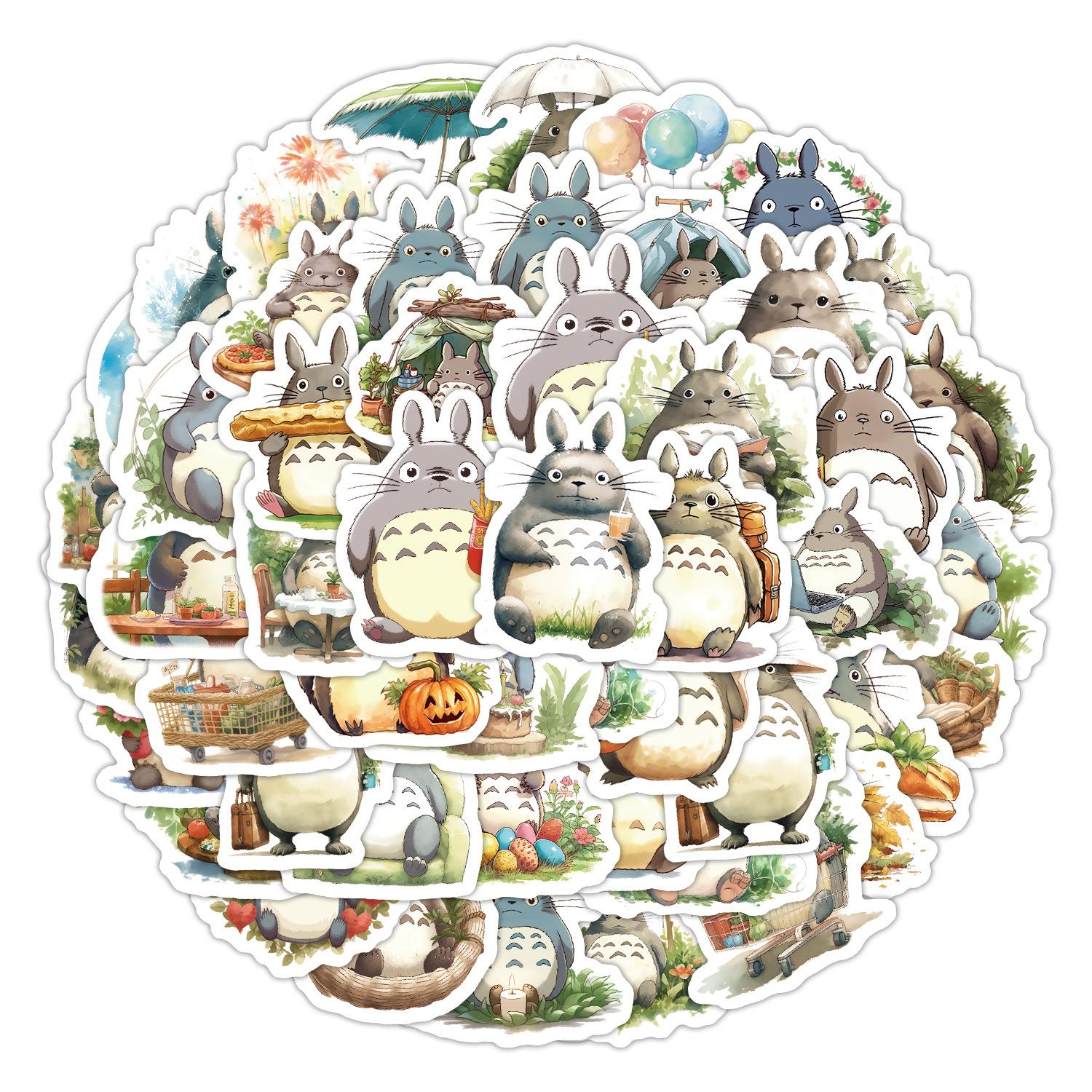 

50 милых наклеек-граффити с шиншиллами без повторений, водонепроницаемые декоративные наклейки для мобильного телефона, чемодана, наклейки для детского блокнота