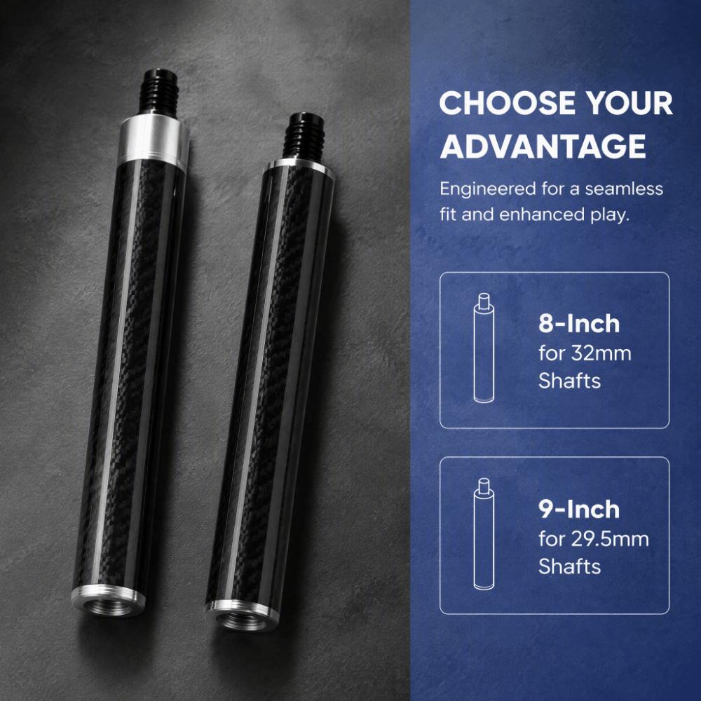 9 Inch Length Billiard Cue Extension 8 Inch Length Billiard Cue Extender For Billiard Play
