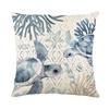 45X45 Ocean Print Pillowcase Mediterranean Style Pillow Cover Cushion Covers Home Living Room Sofa Couch Seat Decor 1Pc/4Pcs
