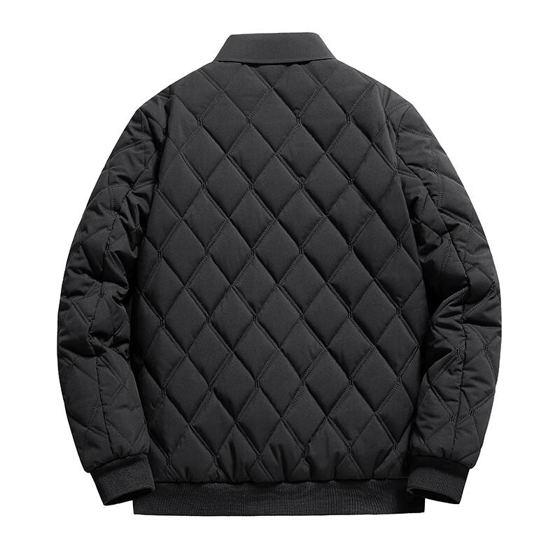 ROMON Men's Winter Padded Lapel Jacket