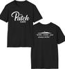 T-shirt Patch Cafe Fronte e Retro | Maglietta Morbida Unisex Landman
