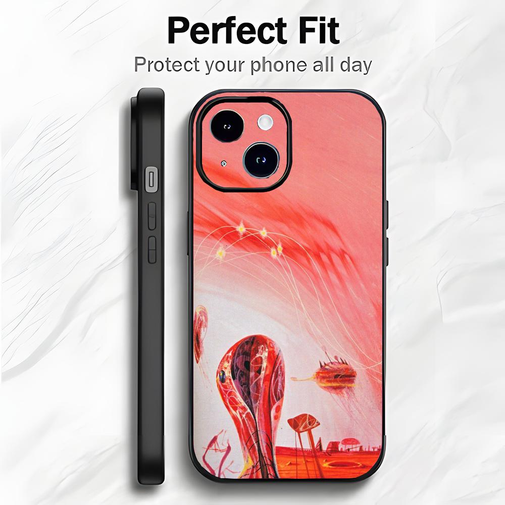 

Powers Sci-Fi Art R-Robert M. Powers Phone Case Phone Case Soft Packaging Lightweight For iPhone17 16 15 14 13ProMax iphone17air