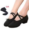 Ballet Dance Shoes Women Teacher Stage Training Shos Soft Sole Slippers Yoga Belly Practice Shoes Girls Jazz Dancing