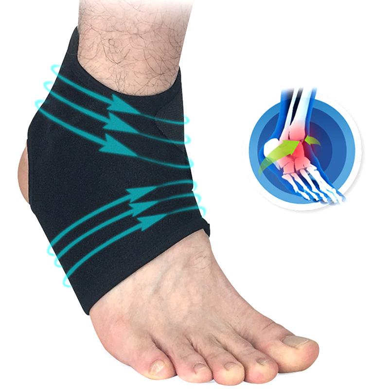Ankle Support Breathable Compression Ankle Knee Support Brace For Basketball Running Sprain Men Women