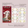 Christmas Face Stickers Christmas Facial Tattoos Showcase the Christmas Atmosphere Easy and Fun Decoration 10pcs