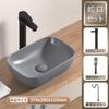 LUYI Washbowl Stylish Handwashing Bowl Set Handwasher 370x260x110mm Gray