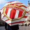 1PC Football Monaco Printed Umbrella Folding Umbrella, Automatic Umbrella 8-Frame for Travel, Camping Fan Gifts Christmas Gifts