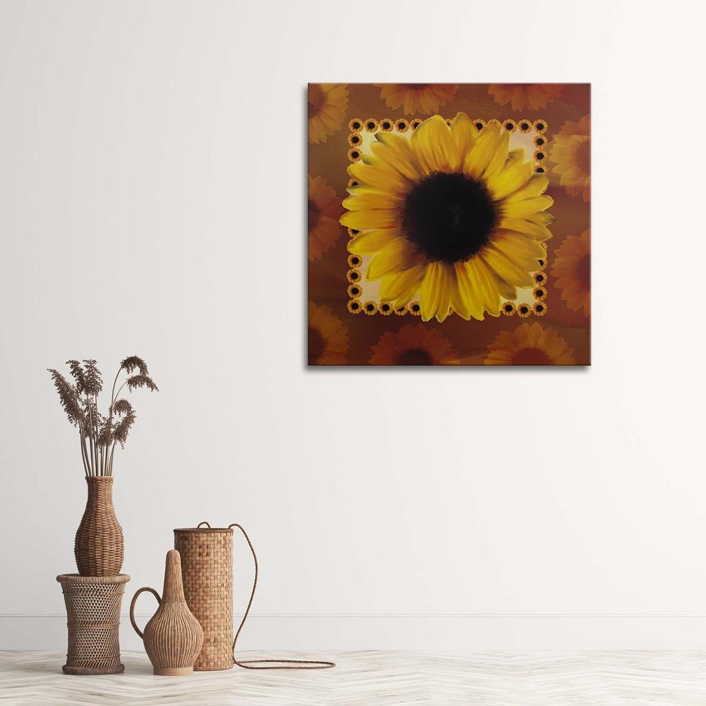 Canvas Print Sunflower Nature