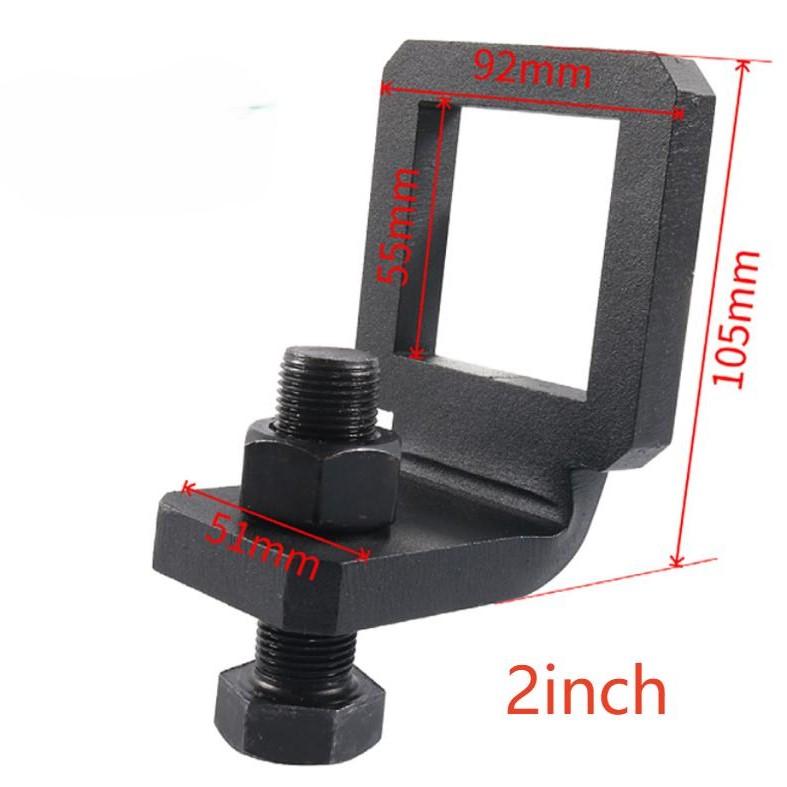 2 Inch 25 Inch Trailer Hitch Hook Clip with Anti Vibration Fastener Clamp for RV and Trailer Towing Applications