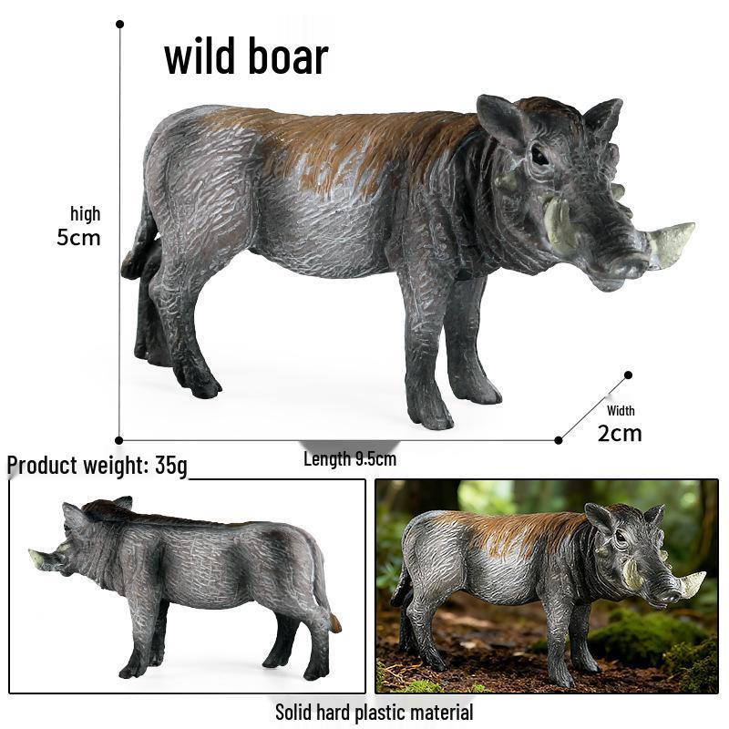 Realistic Miniature Pig Sow Figurine Toy Animal Model Ornament