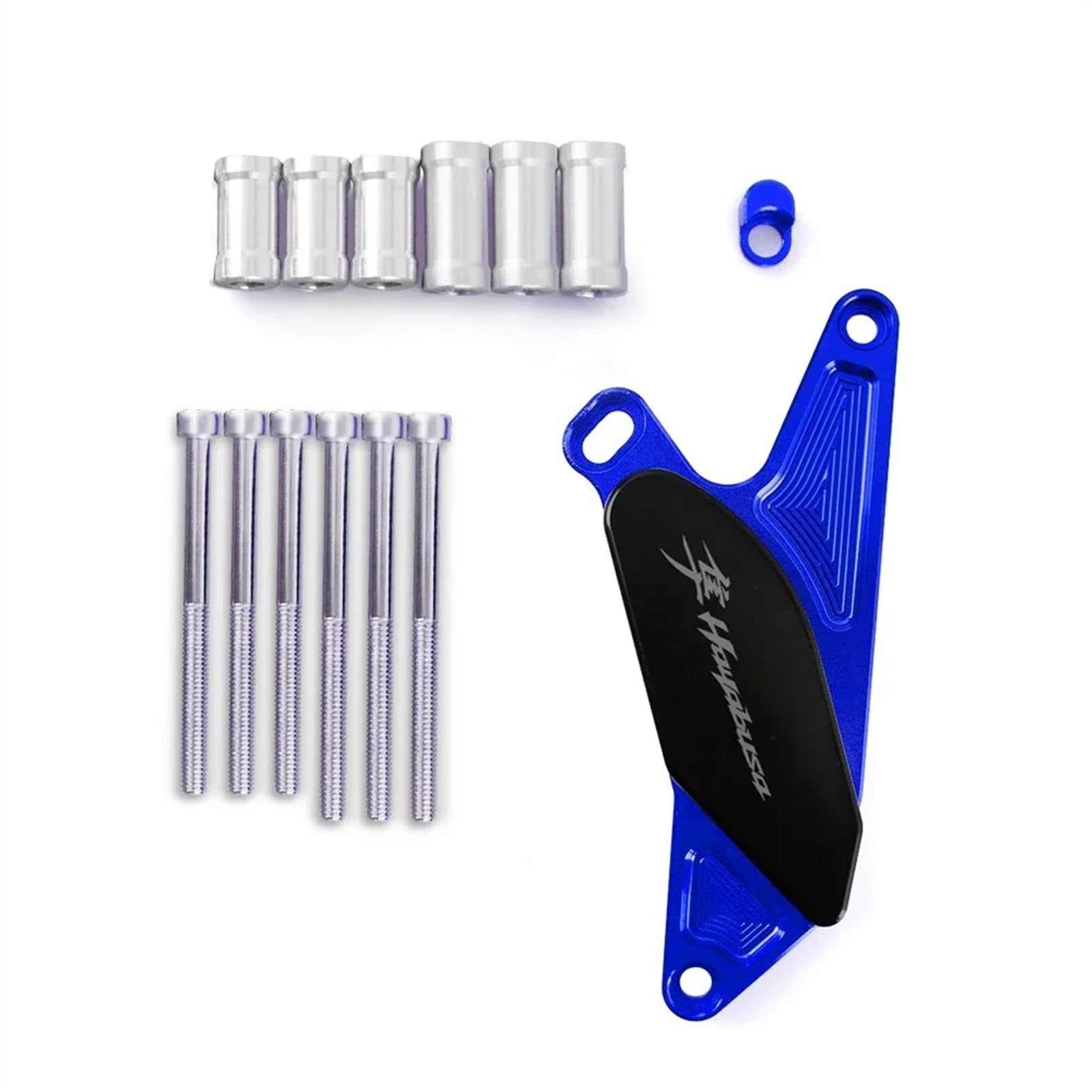 

Engine Protection Cover Guard Protector Accessories for Suzuki Hayabusa GSX1300R 1997-2020 One Size синий