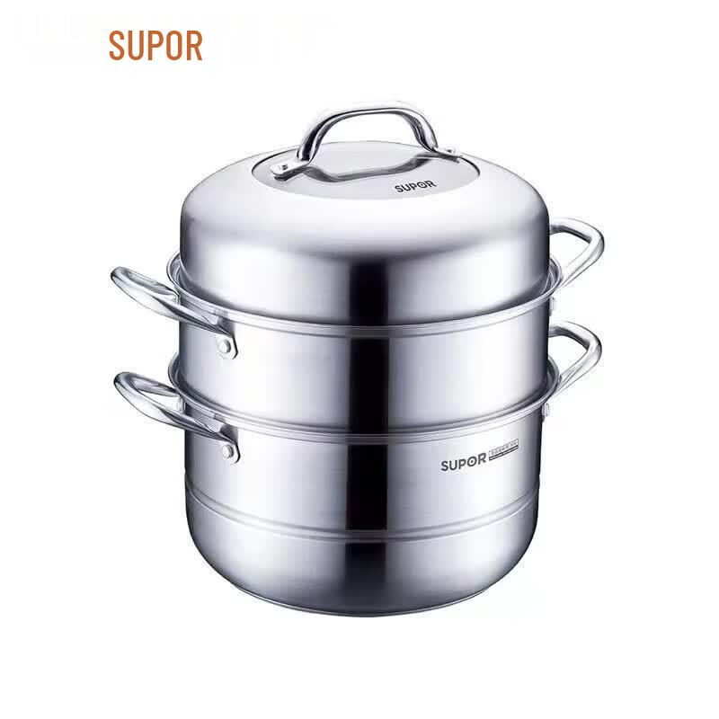SUPOR Easy Storage Stainless Steel Steamer