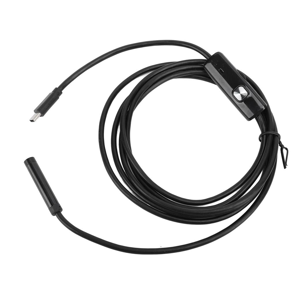 7mm Diameter 2m Cable Industrial Endoscope Type C USB MicroUSB Inspection Camera for Mechanical Internal Structure