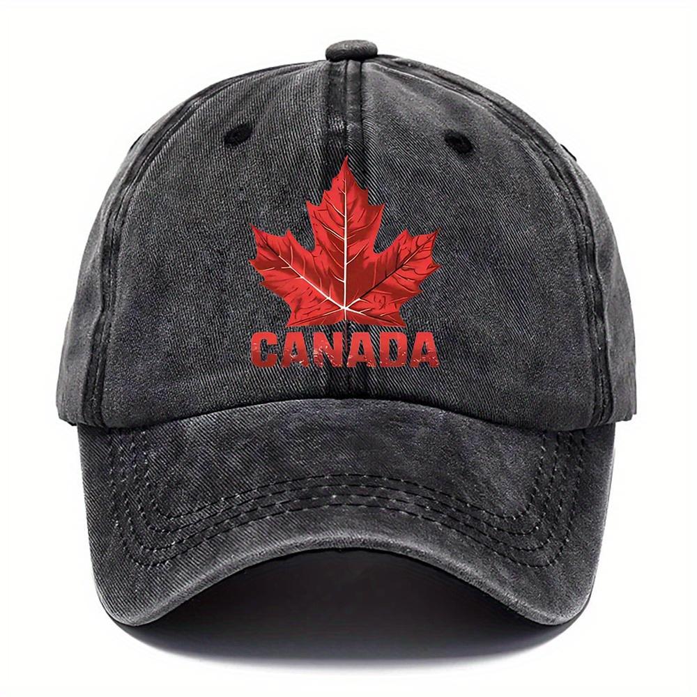 Pc Retro Canada Style Hat Outdoor Style Baseball Cap Four Seasons Style Dad Hat Classic Washed Fishing Hats Adjustable Styl
