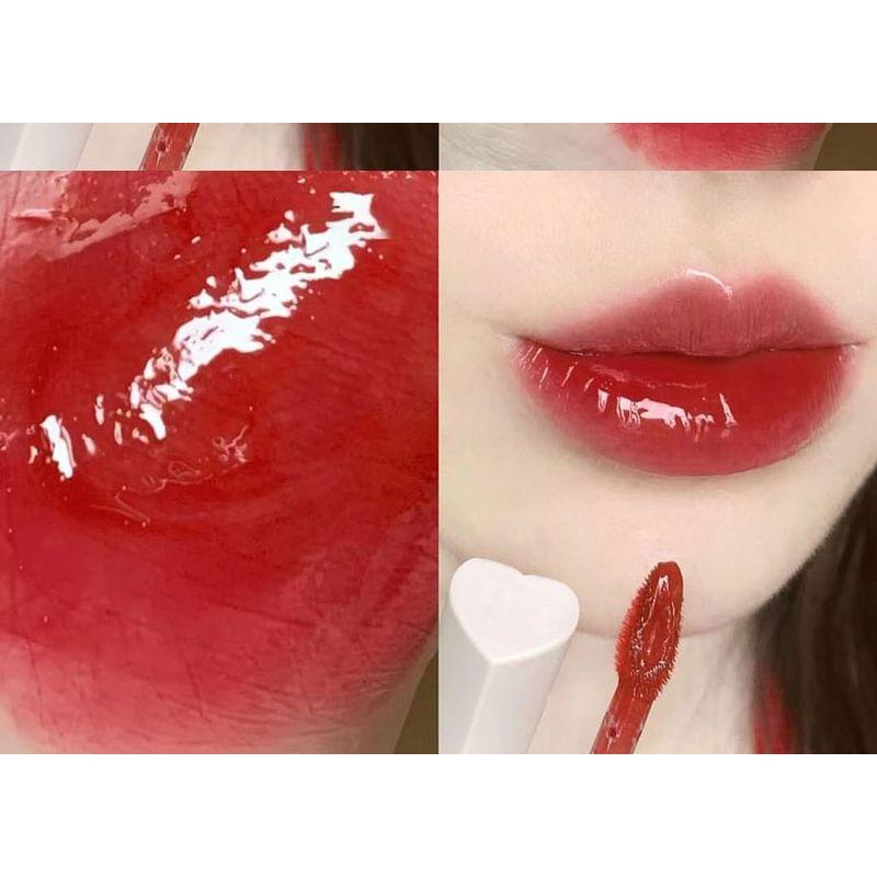 Cappuvini - Love Heart Mirror Lip Gloss - 6 Colors