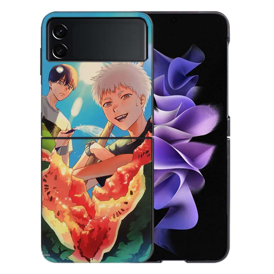 Anime H-Hikaru Ga Shinda Natsu Coque For Samsung Z Flip7 6 Galaxy Case Shockproof Z Flip5 Z Flip3 4 5G Hard Cover Phone TPU PC