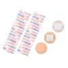 100Pcs Mini Waterproof Band Aid Round Small Wound Dressing Medical Tape Adhesive Bandage First Aid Kit