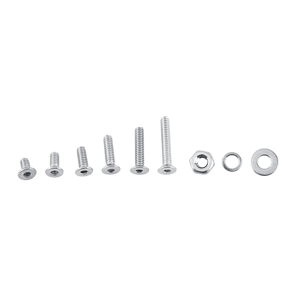 M2 304 Stainless Steel   Screws With Hex Nuts Washers Assortment Fasteners(  head)