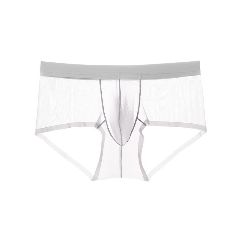 Jok Men s Ultra-Thin 50g Flyaway Ice Silk Seamless Quick-Dry Boxer Briefs