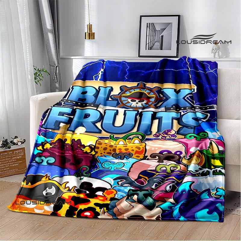 Coperta con stampa di frutti B-blox Coperta da picnic Coperte calde Coperta da esterno Coperte per letti domestici Regalo di compleanno