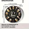 Segno in Latta Metallico Birra Decorazione Murale 20x30cm