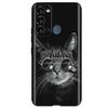 For ITEL Vision 3 Case Fashion Cat Sunflower Phone Cases For Itel S17 S 17 S661W Soft TPU Black Silicone Cover Vision3 Bumper