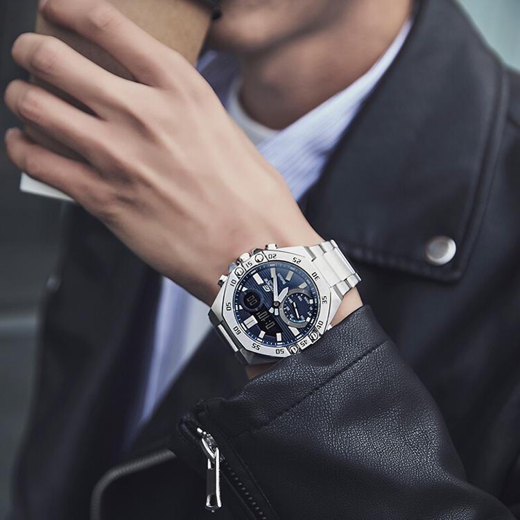 Casio Men EDIFICE 51mm Blue Watch ECB-10YD-2A ECB-10YD-2A