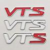 3D Metal Red Silver Color Car Sticker Logo V T S VTS Badge Emblem Sticker For Citroen C2 C3 C4 Quatre Saxo Xsara Jimny VTR