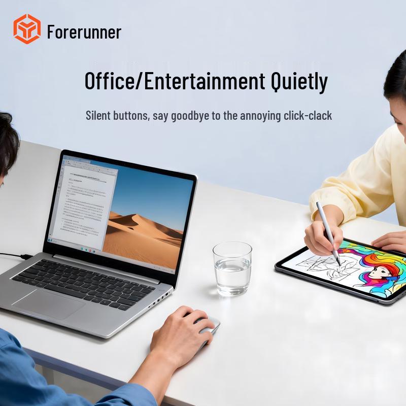 EWEADN M13 Schlanke Leise Dual-Modus Drahtlose Maus